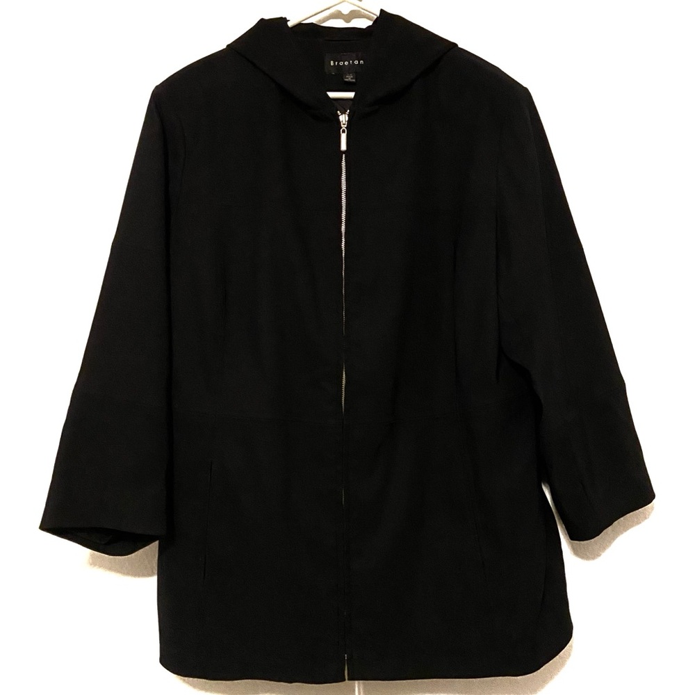 Braetan Zip Up Jacket Black Size XXL